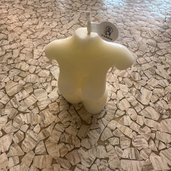 Handmade soy nude women's torso candle NEW - Picture 3 of 5